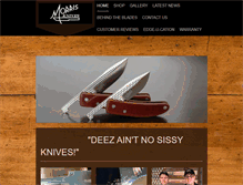 Tablet Screenshot of michaelmorrisknives.com